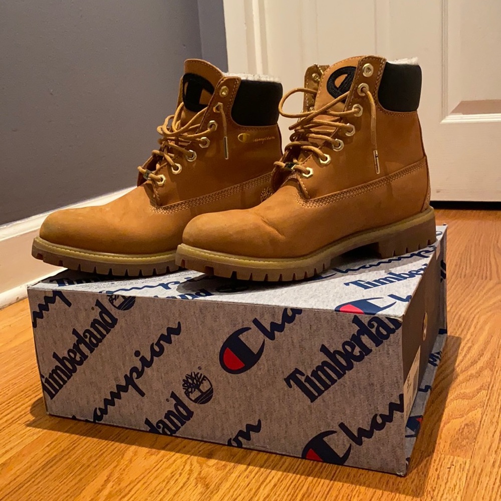 Champion X Timberland Boots